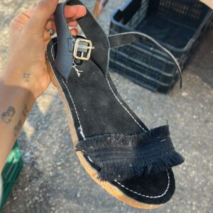 Sandalias negras